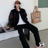 Unisex Baseball Jersey Autumn Embroidered Baseball Jacket