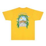 Casablanca T Shirts Fashion Print Street