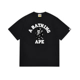Cross-border wholesale summer classic ape camo lightning print cotton short sleeve t-shirt