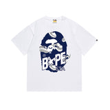 Cross-border wholesale summer classic ape camo lightning print cotton short sleeve t-shirt