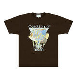 Casablanca T Shirts Fashion Print Street