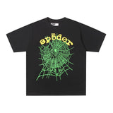 Spder hip-hop singer hotfix rhinestone foil letter print short sleeve t-shirt & rhinestone embellished shorts set (couple's style)