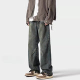 Unisex Jeans Loose Wide Leg Jeans Straight Casual Pants