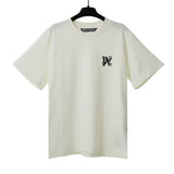 wholesale pa angel coconut tree flame letter logo graffiti paint short-sleeved t-shirt