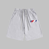 Factory direct trapstar rainbow letter gradient towel embroidery short sleeve t-shirt & fog high street shorts set