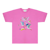 Casablanca T Shirts Fashion Print Street