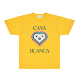 Casablanca T Shirts Fashion Print Street