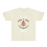 Casablanca T Shirts Fashion Print Street