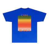 Casablanca T Shirts Fashion Print Street