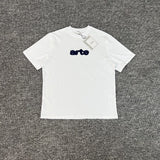 Arte summer tshirt student tops blue rose printing t-shirt casualloose short sleeve trendy