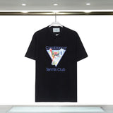 Casablanca spring/summer dreamland: starry castle casa letter logo short sleeve couple's tee