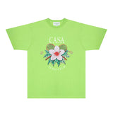 Casablanca T Shirts Fashion Print Street