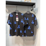 American asaali character print short sleeve t-shirt & trendy shorts set - summer collection