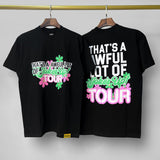 Cough syrup short-sleeved high-quality pure cotton round neck t-shirt fashionprinting breathable short-sleeved summer