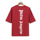 Correct version of pa beheaded bear short sleeves palm tree high street bat sleeves big logo letter on the back