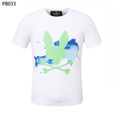 Psy wholesale american cho bunt-shirt colorful skull rabbit gradient letterprintingcouple short