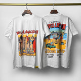 Cough syrup short-sleeved high-quality pure cotton round neck t-shirt fashionprinting breathable short-sleeved summer