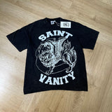 American saint t-shirt summer high street hip hop letterprinting short-sleeved t-shirt