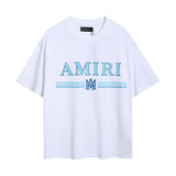 Wholesale foreign trade amir washed distressed tiger head number & letter logo short sleeve t-shirt