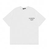 Wholesale export cole buxton minimalist cursive signature print short sleeve t-shirt - high street style