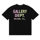 American gallery dep basic letter classic logo short-sleeved men
