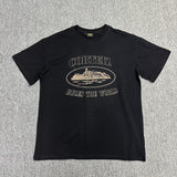 Wholesale foreign trade alcatraz basic series short-sleeve corteiz phantom letter logo print t-shirt