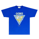 Casablanca T Shirts Fashion Print Street