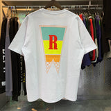Rhude T Shirts Cotton Short Sleeves Loose Men and Women