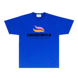 Casablanca T Shirts Fashion Print Street