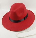 Walter White Hats Xu Wenqiang Jackson Wide Brim Top Hat Stage British Hat Jazz Wool Felt Hats