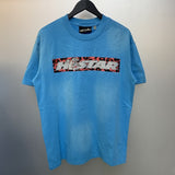 H-star series] fog high street retro women's head washed and distressed couple t-shirt shorts sweatshirt pants