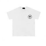 Erd: brooding rich kid - american retro portrait print rock 'n' roll hip-hop pocket oversized short sleeve tee