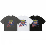 House of errors all-seeing eye graphic tee - trendy short sleeve couple's high street hoodie