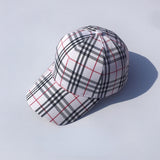 Vintage Check Baseball Cap Plaid