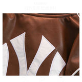 Toddler Boys Jackets Children Boys' Coat Autumn PU Leather Baseball Uniform