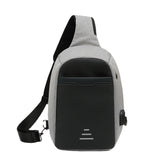 Sling Bags for Men Reflective Stripe Casual Shoulder Men's Chest Bag
