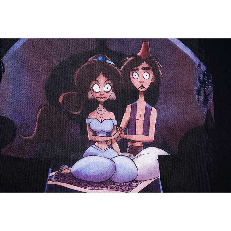 Charlie Luciano Hoodie Autumn And Winter Princess Prince Pattern Sweater Cotton Loose