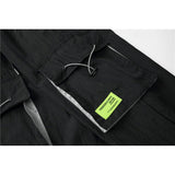 Men's Color Matching Multi-Pocket Cargo Pants Men's plus Size Retro Sports Street Contrast Color Hip Hop Loose Sports Straight Pants Men Pants