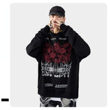 Slogan Graphic Hoodie Autumn and Winter Rock Loose Sweater
