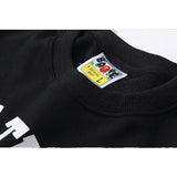 Shark Print Sweatshirts Autumn and Winter Men's Printed Cotton Terry round Neck Sweater T-shirt