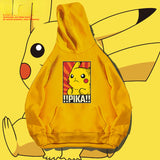Men and Women Pokemon Pikachu Hoodie Anime Hooded Sweater for Men and Women