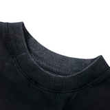 Present T Shirt Tiger Print Distressed Loose