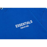 Fog Essentials Tshirts Fashion Brand Fear Of God Essentials Double Line Loose Short Sleeve T-shirt for Men and Women