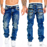 J Shaped Jeans New Jeans Casual Straight Men's Pants Hip Hop Style