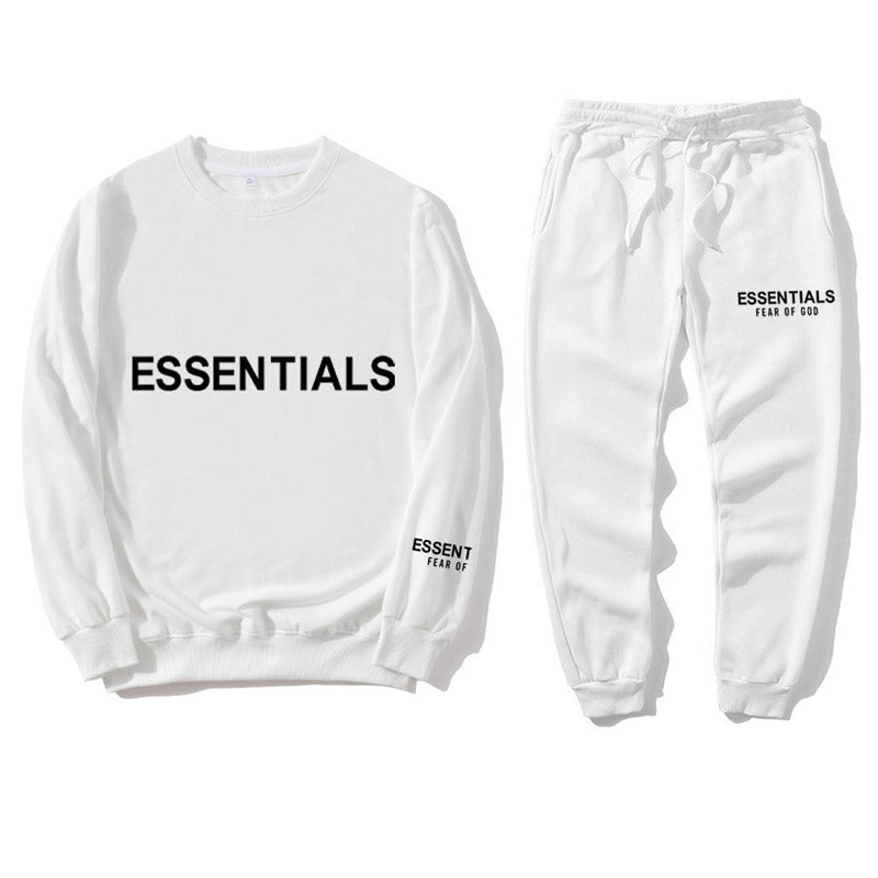 Fear Of God Fog Sweatshirt Essentials Set Chest Logo Couple Garden Collar Sweater Fog Sweatshirt