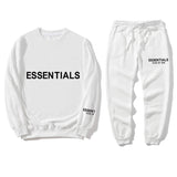 Fear Of God Fog Sweatshirt Essentials Set Chest Logo Couple Garden Collar Sweater Fog Sweatshirt