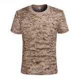 Woodland T Shirt round Neck Camouflage