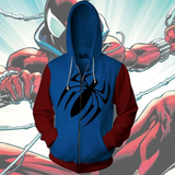 Men Spider Hoodie Spider-Man Venom 3D Printing Cardigan Hoodie