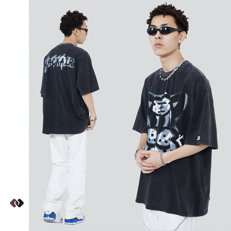 Blackair T Shirt Summer Retro Short Sleeve T-shirt