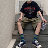 Thrasher T Shirt Summer Flame Loose Couple T-shirt